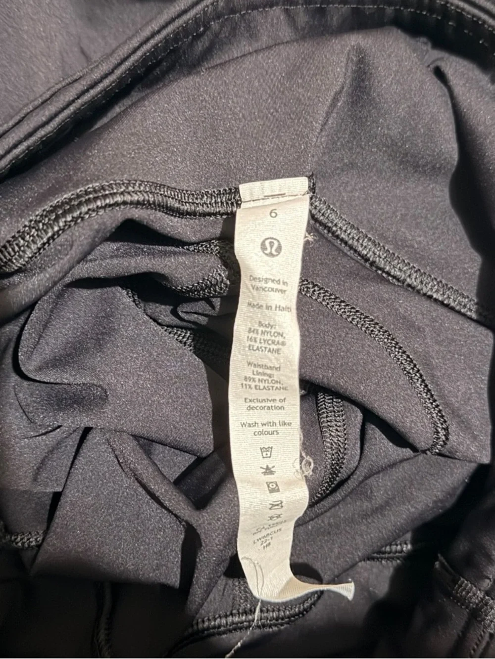 lululemon athletica Black High-Rise Performance Leggings